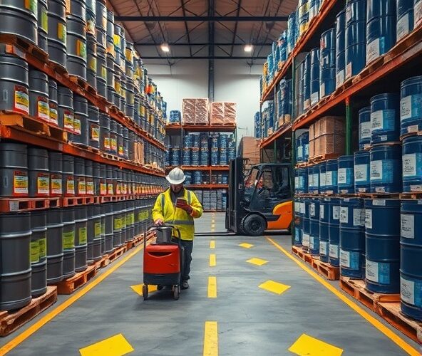 Czy system FIFO zmniejszy straty farb przemysłowych Lankwitzer w JDG?