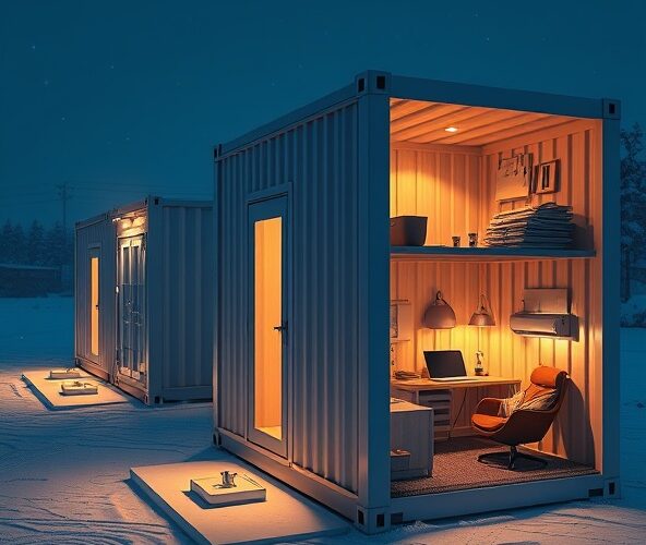 Kontenery stróżówki 24/7: jakie ogrzewanie i izolację wybrać?