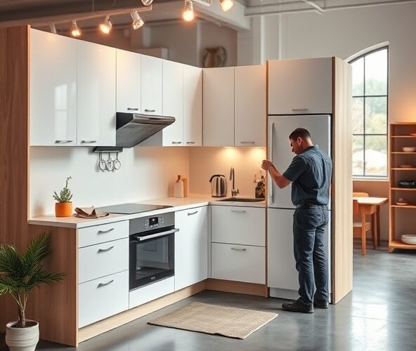 Ile kosztują meble kuchenne z ekspozycji z montażem dla kuchni 6-10 m2?