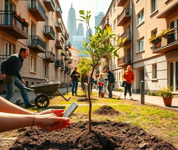 Jak wspólnota mieszkaniowa w Warszawie organizuje sadzenie drzew?