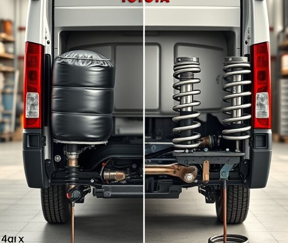 Powietrzne czy stalowe sprężyny pomocnicze Toyota Proace?