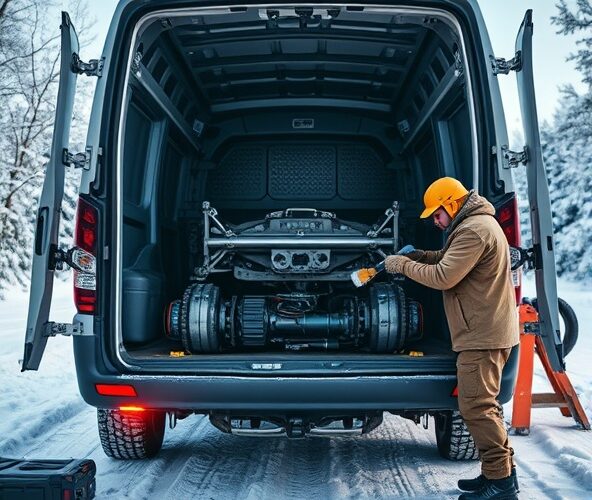 Jak zabezpieczyć wały napędowe busa przed uszkodzeniem w zimie?
