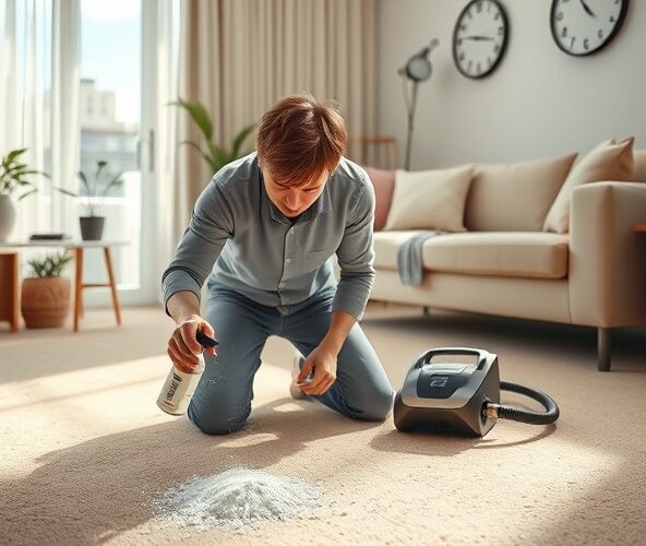 Czym usunąć zapach moczu z dywanu szybko przed prezentacją mieszkania?