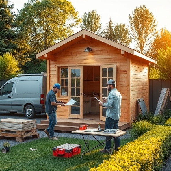 drewniany domek na działkę cena