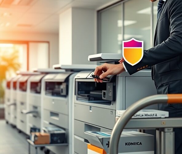 Czy abonament serwisu drukarek Konica Minolta obejmuje tonery i części?