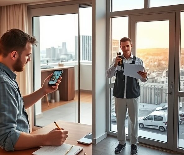 Samodzielny czy firmowy pomiar drzwi szklanych na wymiar w Warszawie?