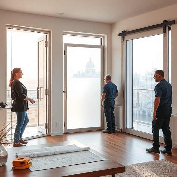 drzwi szklane na wymiar warszawa