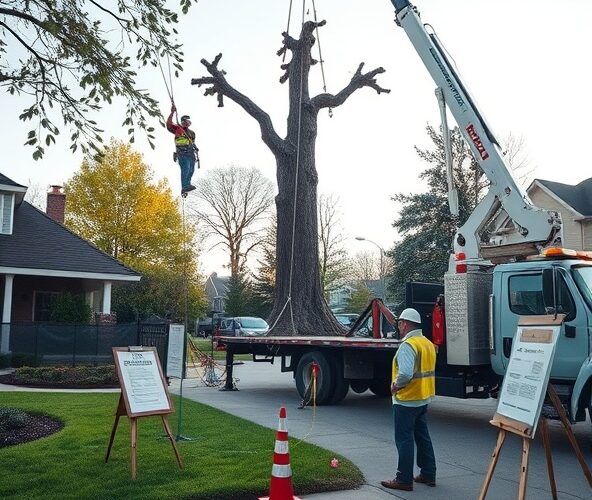 Jak zabezpieczyć posesję przy sprzedaży dużych drzew z transportem?