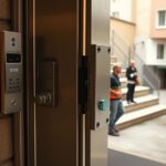 elektrozaczep z blokadą