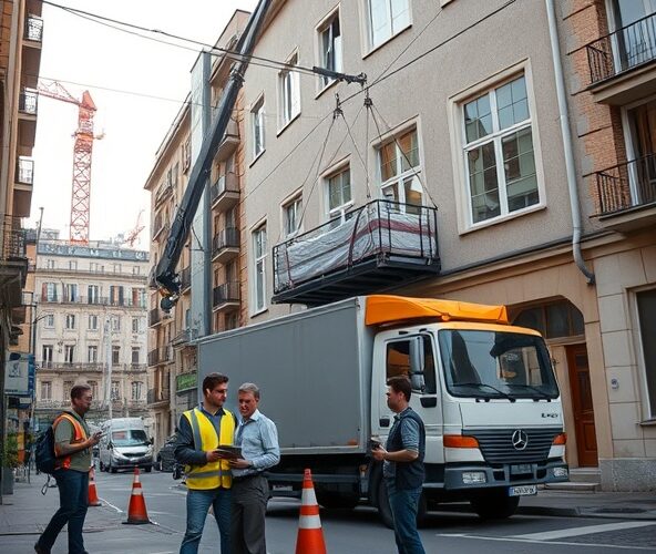 Jak ocenić koszt wynajmu HDS w Szczecinie do przeprowadzki z 4 piętra?