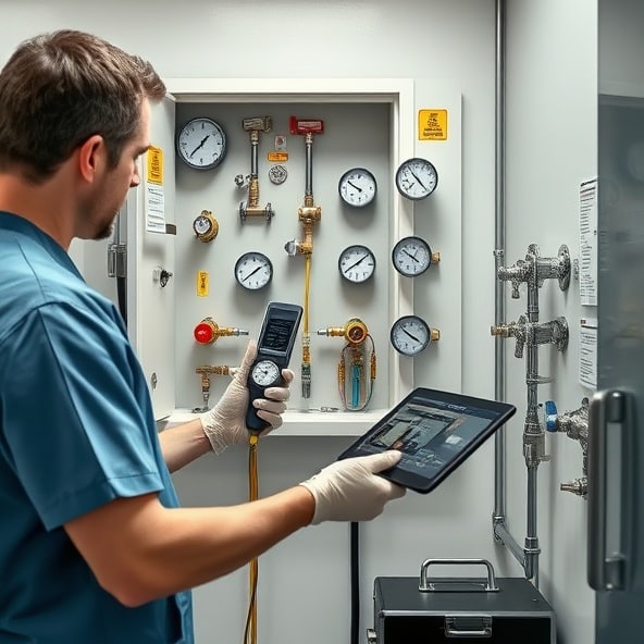 instalacje gazów medycznych