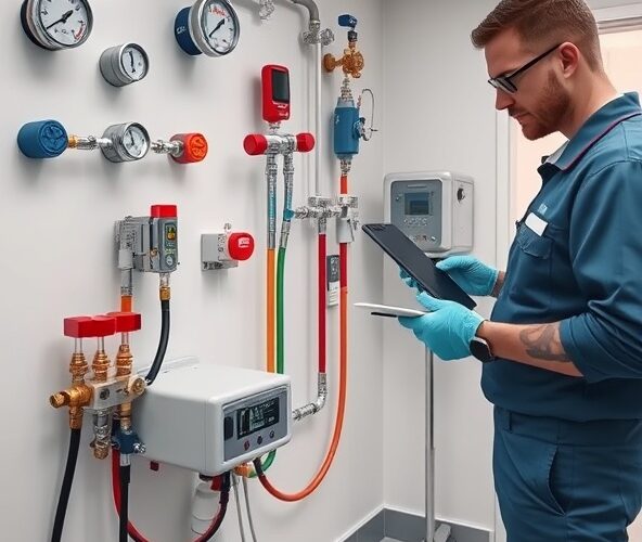 Jak sprawdzić zgodność instalacji gazów medycznych w małej przychodni?