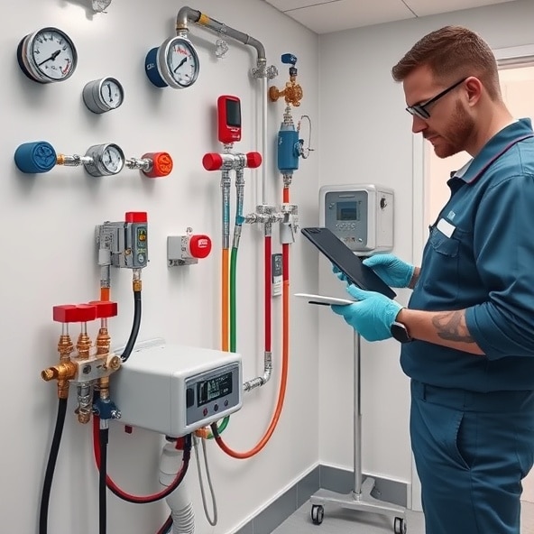 instalacje gazów medycznych