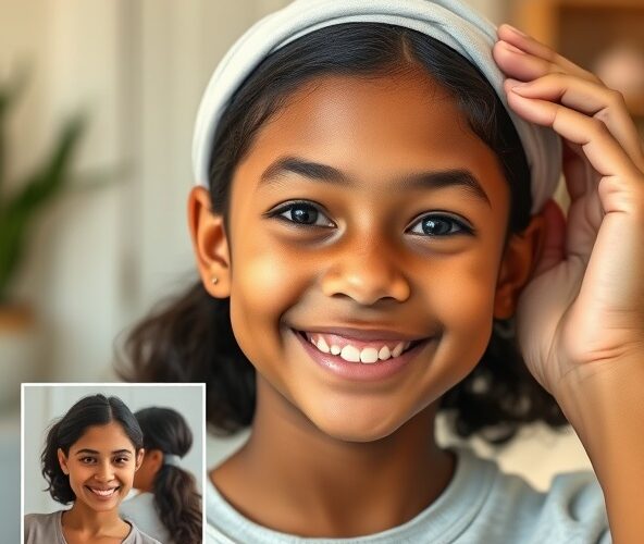 Jak zmniejszyć odstające uszy u nastolatka bez operacji i blizn?