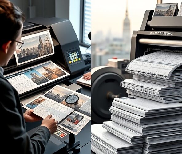 Druk cyfrowy czy offset lepszy dla kalendarzy warszawskiej marki?