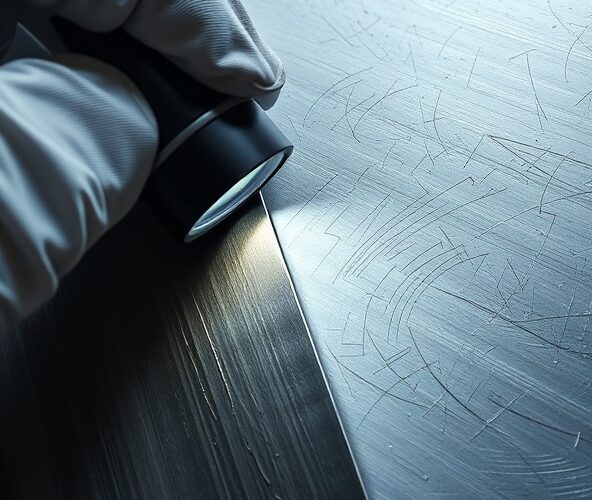 Jak wykryć rysy na metalowych blaszkach przy kontroli wzrokowej?