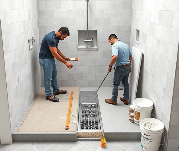 Jak przygotować podłoże pod montaż kabiny prysznicowej bez brodzika?