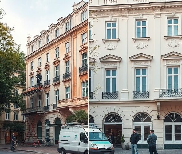 Kiedy w Konstancinie-Jeziornie zlecić mycie elewacji najtaniej?