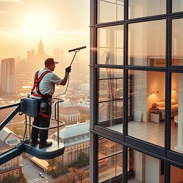 mycie okien nieotwieranych warszawa