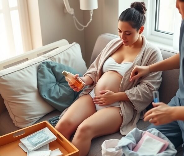 Jak złagodzić ból i przyspieszyć gojenie naciętego krocza po porodzie naturalnym?