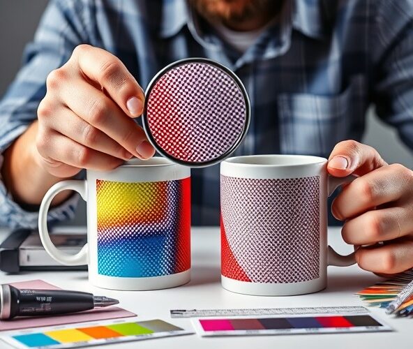 Jak sprawdzić jakość nadruku na kubek przed zamówieniem partii?