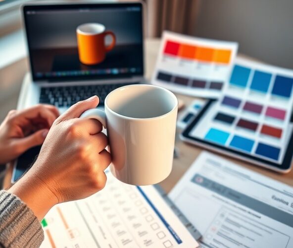 Jak zamówić nadruk na kubek online, by uniknąć poprawek?