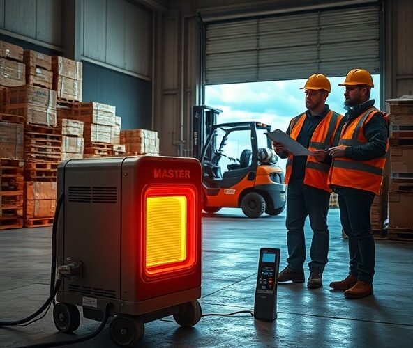 Ile kosztuje ogrzewanie nagrzewnicą olejową Master w magazynie 150 m²?