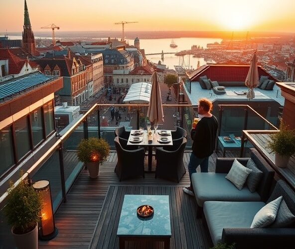 Które najlepsze hotele w Gdańsku mają prywatne tarasy z widokiem?
