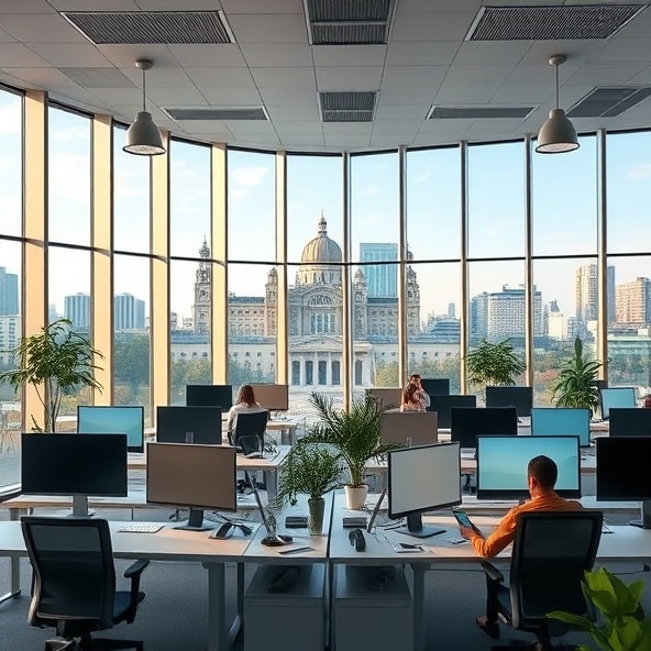 oświetlanie do biura warszawa