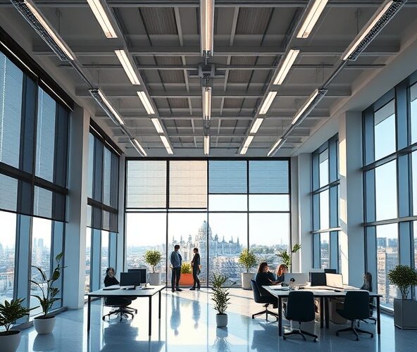 Jak dobrać oświetlenie do biura w Warszawie, by oszczędzać prąd?