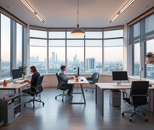 Jak wybrać oświetlenie do biura 40 m² w Warszawie, by mniej płacić?