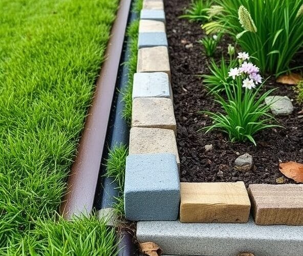 Jakie obrzeże ogrodowe powstrzyma trawę przed rabatami?