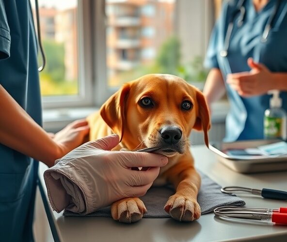 Ile kosztuje odkleszczanie psa na Białołęce u weterynarza?