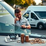 odprysk na szybie naprawa cena