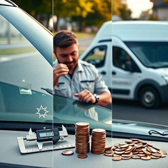 odprysk na szybie naprawa cena