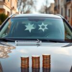 odprysk na szybie naprawa cena