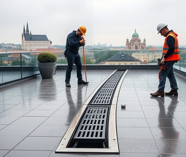 Jak uniknąć błędów montażu odwodnienia liniowego tarasu w Krakowie?