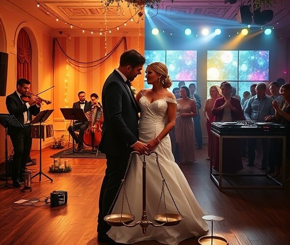 Oprawa muzyczna wesela za 8000 zł: orkiestra czy DJ, co wybrać?