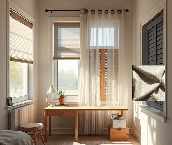 Jakie osłony do okien wybrać do rzadko używanych pomieszczeń?