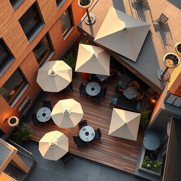 parasole restauracyjne