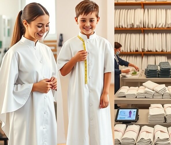 Jak producent pelerynek komunijnych zmniejszy zwroty rozmiarowe?