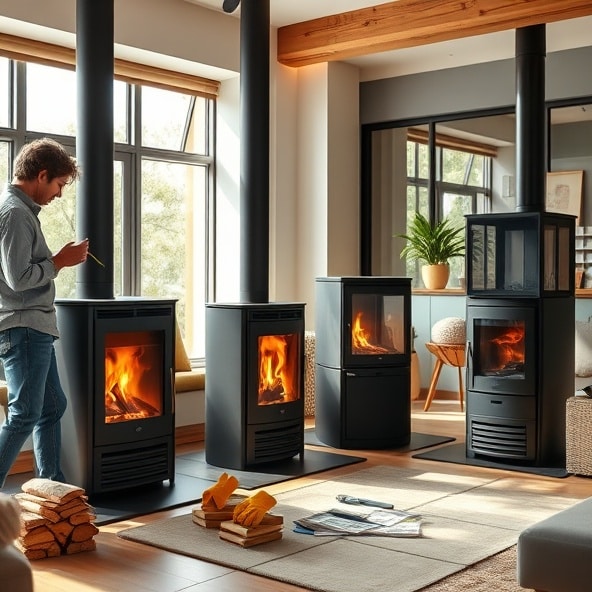 piec kominkowy wolnostojący