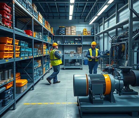 Jak magazyn części zamiennych w pompowni ścieków zmniejszy przestoje?