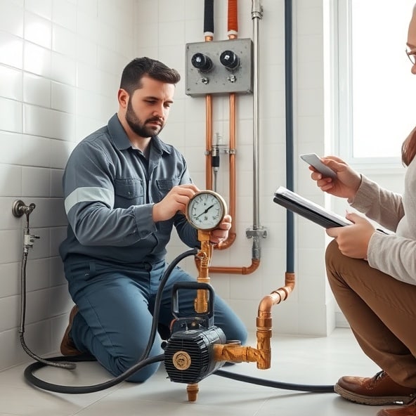 próby szczelności instalacji wodnej