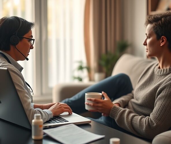 Czy psychiatra od uzależnień online wystawi receptę przed terapią?