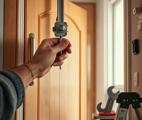 Regulacja samozamykacza w bloku: jak wyeliminować trzask drzwi?