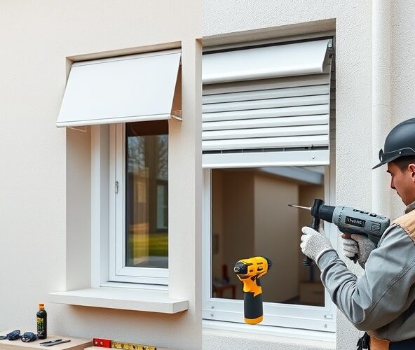 Jak zamontować rolety zewnętrzne ręczne podtynkowe bez kucia elewacji?