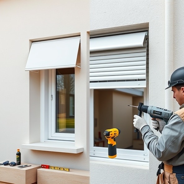 rolety zewnętrzne ręczne