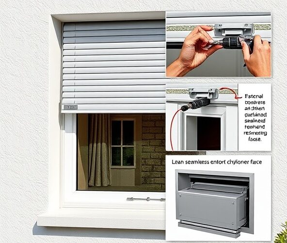 Jak zamontować rolety zewnętrzne ręczne podtynkowe bez kucia elewacji?