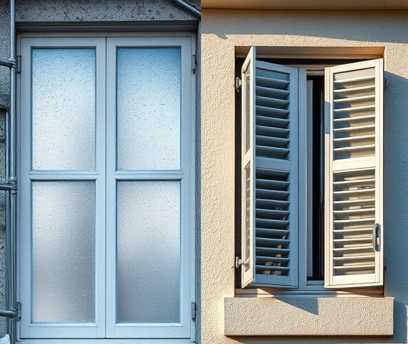 Jak rolety zewnętrzne natynkowe zmniejszają kondensację (pary wodnej) przy remoncie?